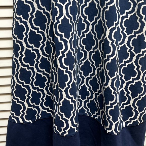 Lands End Blue and White Sz 8 Dress - Picture 3 of 10